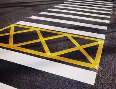 牡丹江牡丹江园区交通标线施工