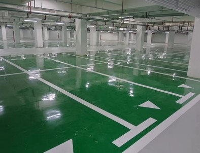 牡丹江牡丹江小区停车场标线